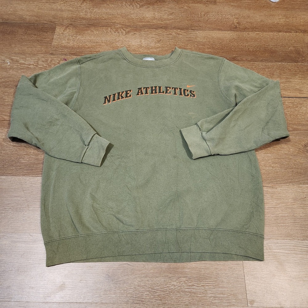 Vintage 90s Nike Athletics Crewneck Sweater Size Large